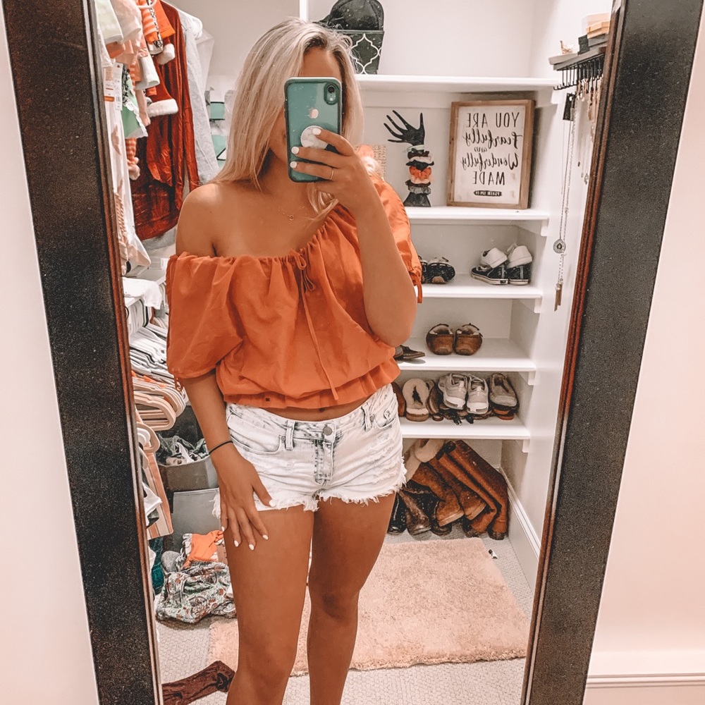 Pink blouse